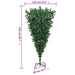 Pom de Crăciun artificial inversat, cu suport, verde, 210 cm - WALTI WALTI