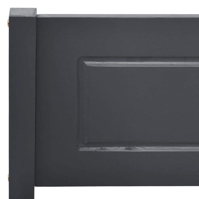 Cadru de pat, gri, 100x200 cm, lemn masiv de pin - WALTI WALTI
