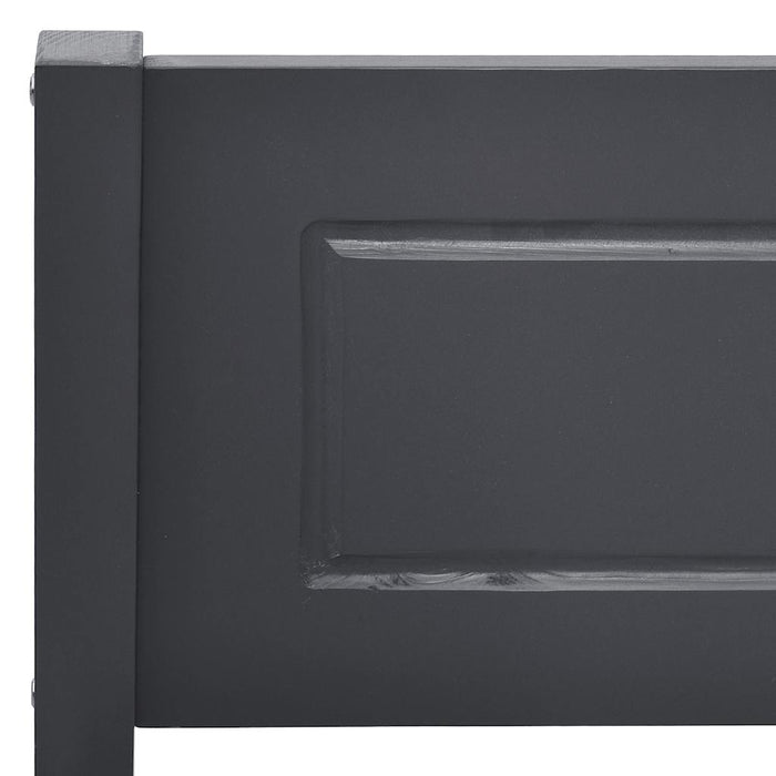 Cadru de pat, gri, 120x200 cm, lemn masiv de pin WALTI