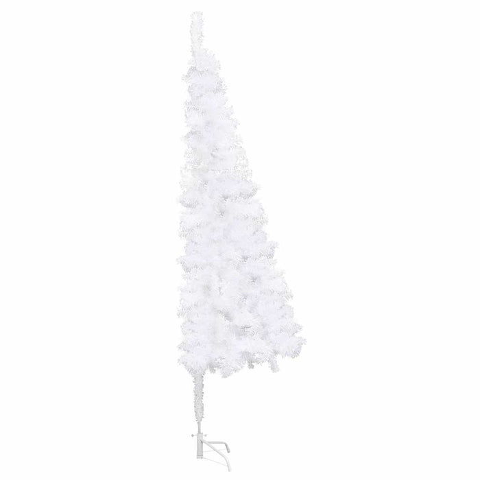 Brad de Crăciun artificial, de colț, alb, 180 cm, PVC WALTI