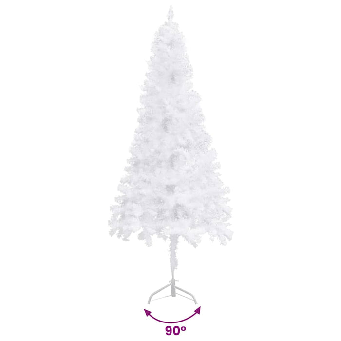 Brad de Crăciun artificial, de colț, alb, 180 cm, PVC WALTI