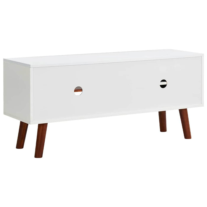 Comodă TV, 110x35x50 cm, lemn masiv de acacia și MDF WALTI