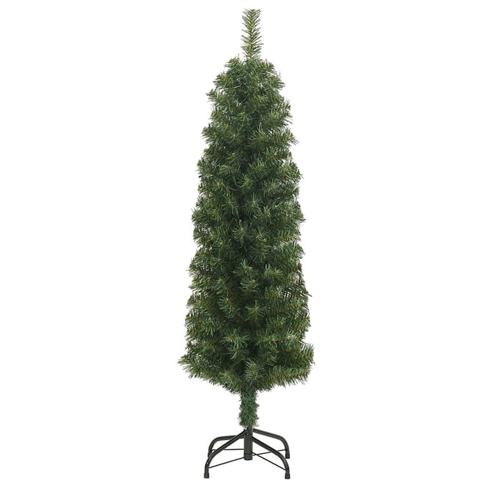 Brad de Crăciun artificial slim cu suport, verde, 120 cm, PVC - WALTI WALTI