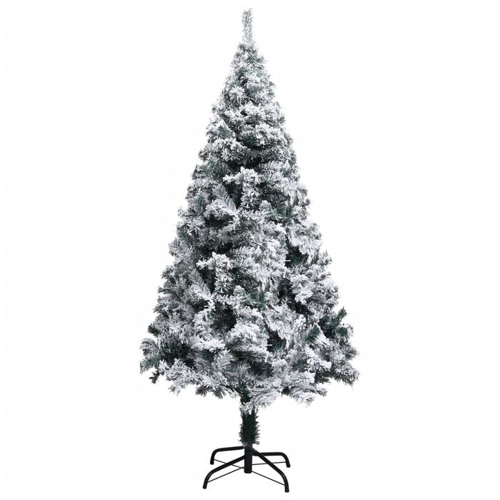 Brad de Crăciun artificial cu zăpadă, verde, 120 cm, PVC WALTI