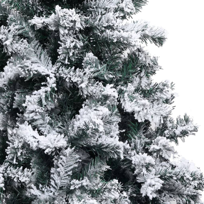 Brad de Crăciun artificial cu zăpadă, verde, 120 cm, PVC WALTI
