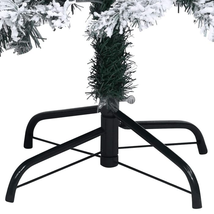 Brad de Crăciun artificial cu zăpadă, verde, 120 cm, PVC WALTI