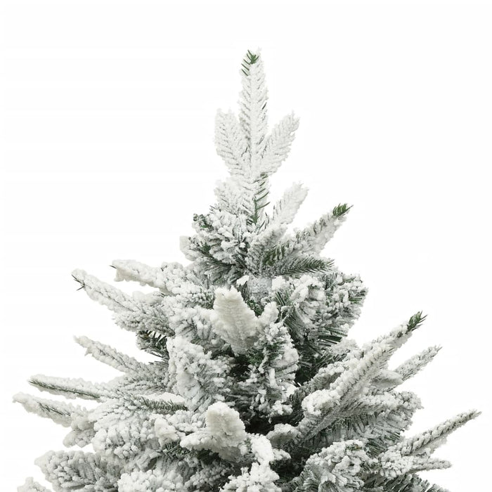 Brad de Crăciun artificial cu zăpadă, verde, 150 cm, PVC & PE - WALTI WALTI