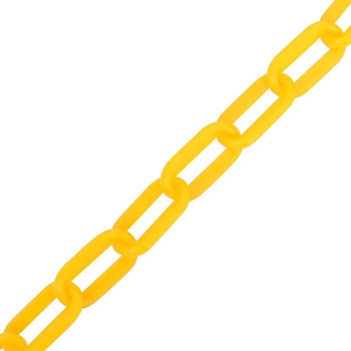 Lanțuri de avertizare, galben ,100 m Ø8 mm, plastic - WALTI WALTI