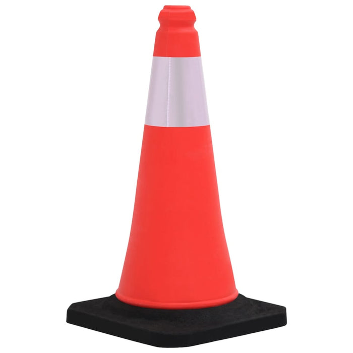 Conuri rutiere reflectorizante cu baze grele 4 buc. 50 cm - WALTI WALTI