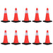 Conuri de trafic reflectorizante cu baze grele, 10 buc., 50 cm - WALTI WALTI