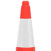Conuri rutiere reflectorizante cu baze grele 10 buc. 75 cm - WALTI WALTI