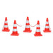Set de lanț și con, lanț 10 m, roșu și alb - WALTI WALTI