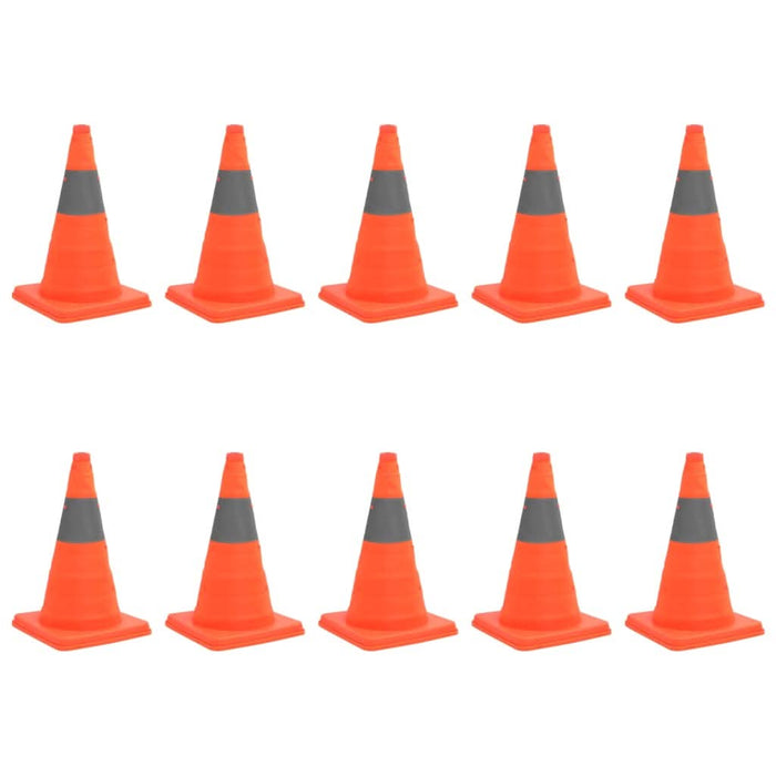 Conuri de trafic pop-up, 10 buc., 42 cm - WALTI WALTI