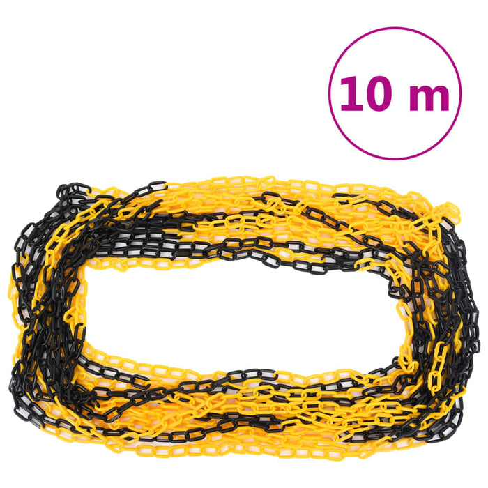 Set stâlp semnalizare trafic, cu lanț din plastic de 10 m - WALTI WALTI