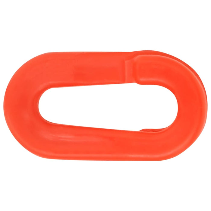 Bornă de control trafic cu lanţ, 10 buc., 75 cm, PE - WALTI WALTI