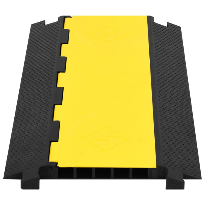Rampă de protecție cabluri, 5 canale, 90 cm, cauciuc - WALTI WALTI