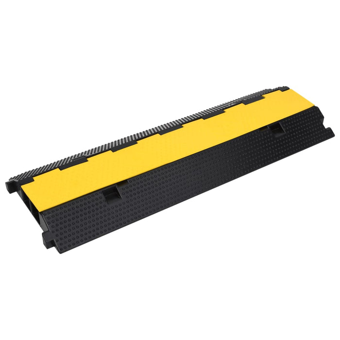 Rampă de protecție cabluri, 2 canale, 100 cm, cauciuc - WALTI WALTI