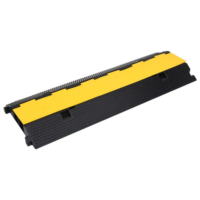 Rampe de protecție cabluri, 2 canale, 2 buc., 100 cm, cauciuc - WALTI WALTI