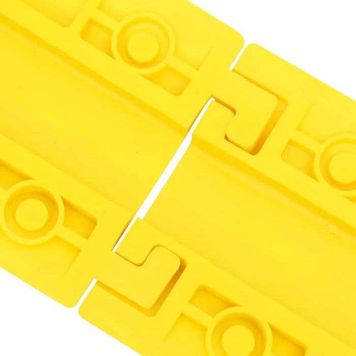 Rampe de protecție pentru cabluri, 4 buc., galben, 98,5 cm WALTI
