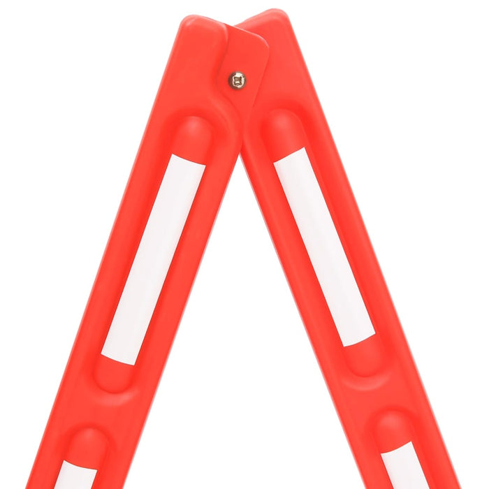 Barieră de trafic pliabilă, roșu, 210x50x105 cm - WALTI WALTI