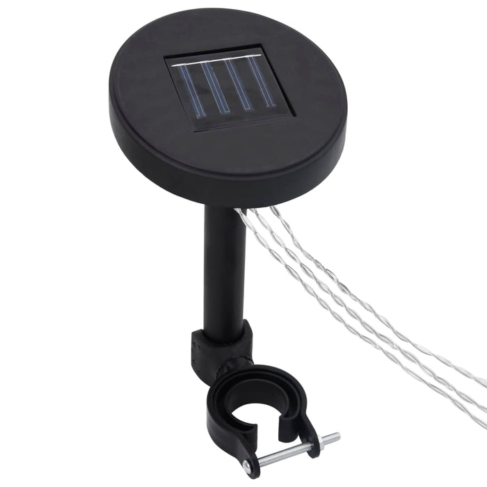 Pavilion cu acoperiș dublu & șiruri de lumini LED, alb, 3x3 m - WALTI WALTI