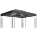 Pavilion cu șir de lumini LED, antracit, 3x4 m - WALTI WALTI