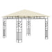 Pavilion cu plasă anti-țânțari & lumini LED crem 3x3x2,73m - WALTI WALTI