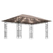 Pavilion cu plasă anti-țânțari&lumini LED,gri taupe, 4x3x2,73 m - WALTI WALTI