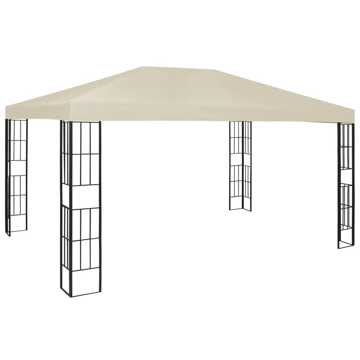 Pavilion cu șir de lumini LED, crem, 3x4 m WALTI
