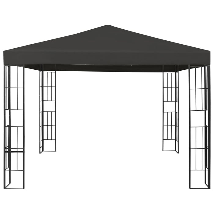 Pavilion cu șir de lumini LED, antracit, 3x3 m - WALTI WALTI