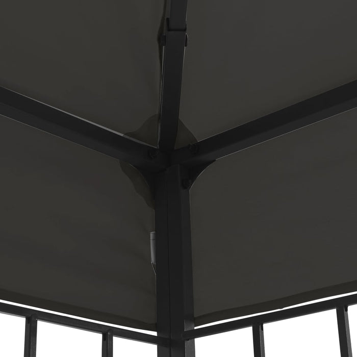 Pavilion cu șir de lumini LED, antracit, 3x3 m - WALTI WALTI