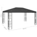 Pavilion cu șir de lumini LED, antracit, 3x4 m - WALTI WALTI