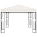 Pavilion cu șir de lumini, crem, 3x3 m, material textil - WALTI WALTI