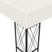 Pavilion cu șir de lumini, crem, 3x3 m, material textil - WALTI WALTI