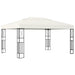 Pavilion cu șir de lumini LED, crem, 3x4 m, țesătură - WALTI WALTI