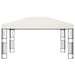 Pavilion cu șir de lumini LED, crem, 3x4 m, țesătură - WALTI WALTI
