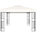 Pavilion cu șir de lumini LED, crem, 3x4 m, țesătură - WALTI WALTI