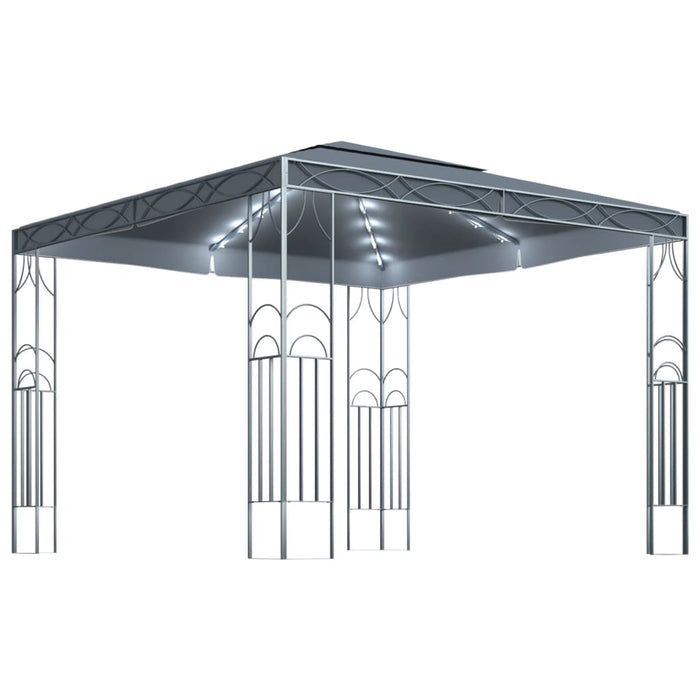 Pavilion cu șir de lumini LED, antracit, 300x300cm - WALTI WALTI