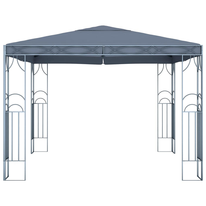 Pavilion cu șir de lumini LED, antracit, 300x300cm - WALTI WALTI