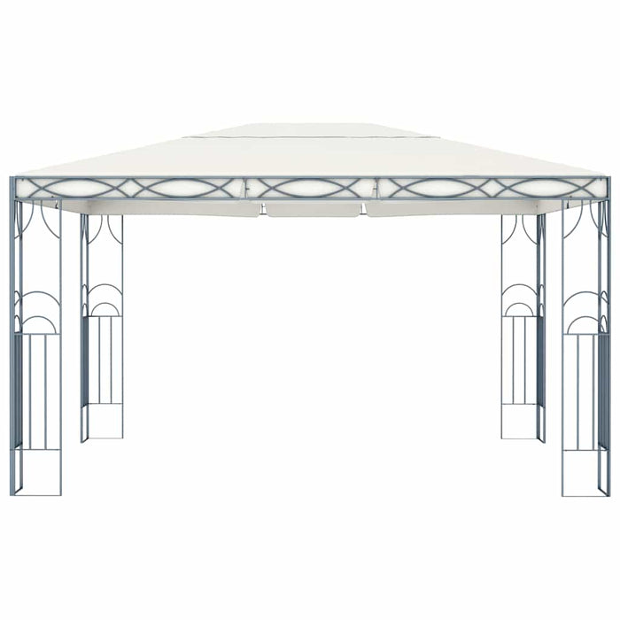 Pavilion cu șir de lumini LED, crem, 400x300 cm WALTI