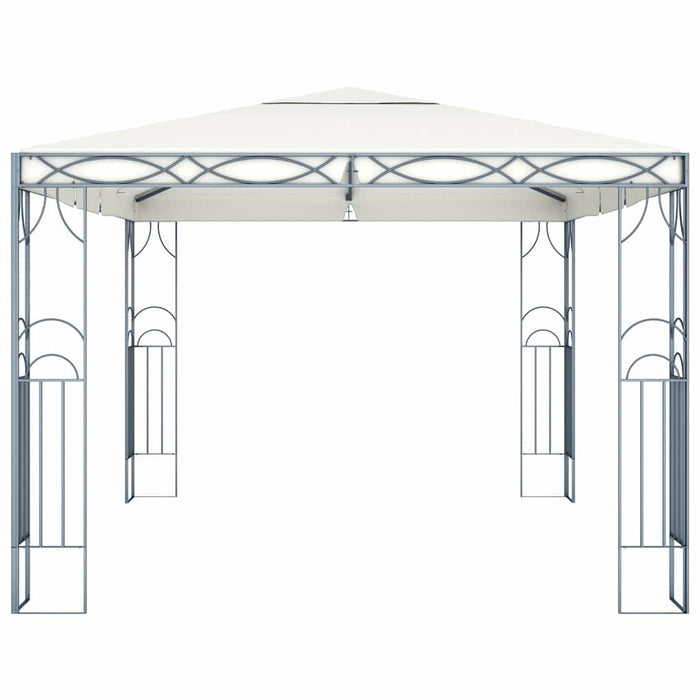 Pavilion cu șir de lumini LED, crem, 400x300 cm WALTI