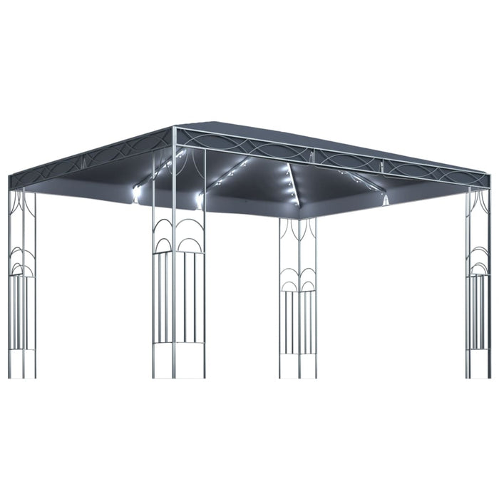 Pavilion cu șir de lumini LED, antracit, 400x300 cm - WALTI WALTI