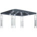 Pavilion cu șir de lumini LED, antracit, 400x300 cm - WALTI WALTI