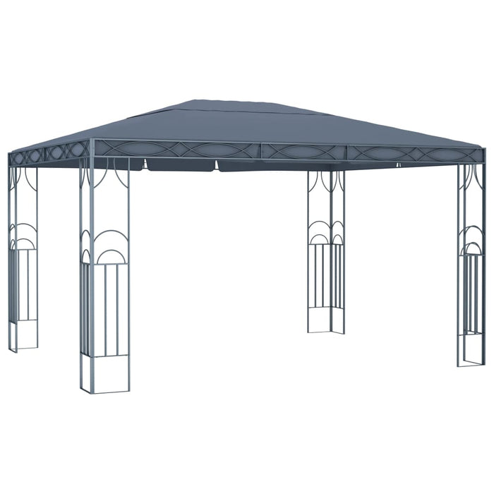 Pavilion cu șir de lumini LED, antracit, 400x300 cm - WALTI WALTI