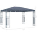 Pavilion cu șir de lumini LED, antracit, 400x300 cm - WALTI WALTI