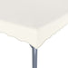 Pavilion cu șiruri de lumini LED, crem, 300x300 cm, aluminiu - WALTI WALTI