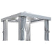 Pavilion cu perdele & șiruri lumini LED, alb crem, 3x3 m - WALTI WALTI