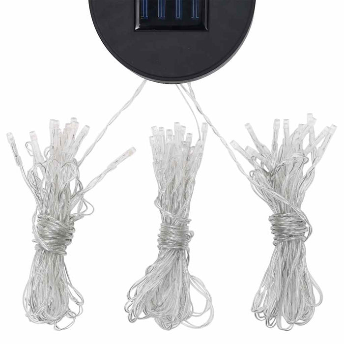 Pavilion cu perdea & șir de lumini LED, gri taupe, 4x3 m - WALTI WALTI