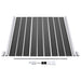 Set de panouri de gard, negru, 792x(105-186) cm, WPC - WALTI WALTI