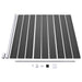 Set de panouri de gard, negru, 792x(105-186) cm, WPC - WALTI WALTI